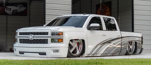 "Sean Randall" Lowrider Influence, Mini Trucks, and his Bodydropped Silverado