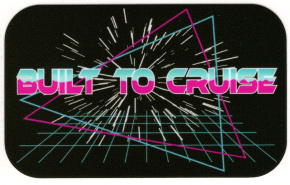 Built To Cruise Video Logo Decal